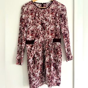 Club Monaco faux wrap tulip dress